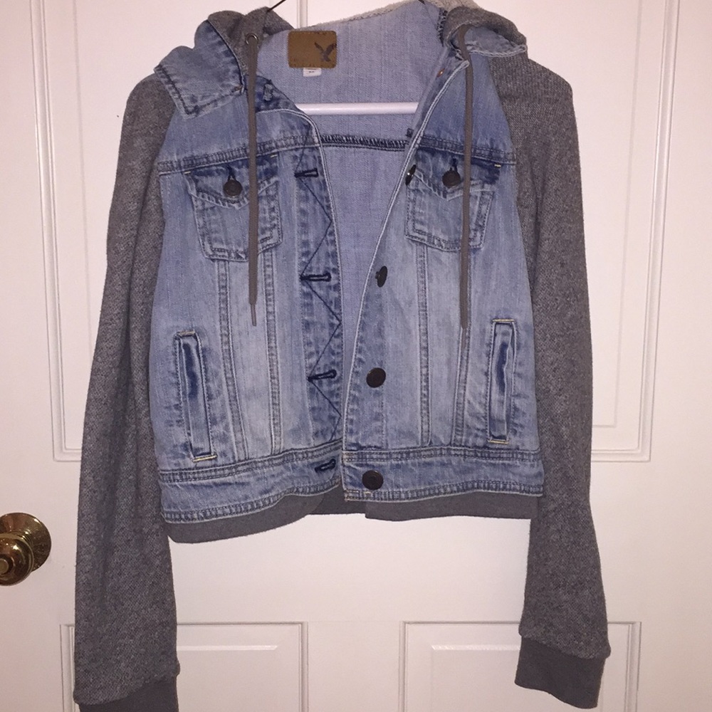 American Eagle Jean Hoodie